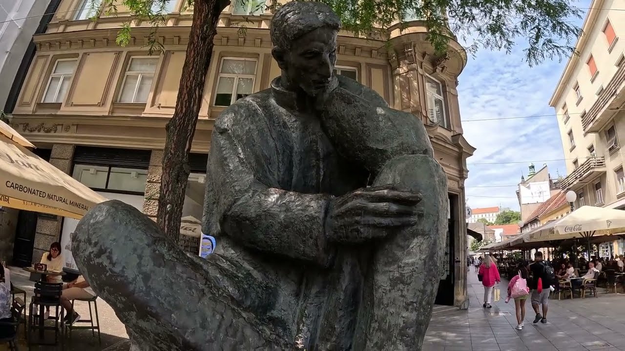 Caminando por las calles de Zagreb 🇭🇷 | Sonidos de la ciudad | Sin narración