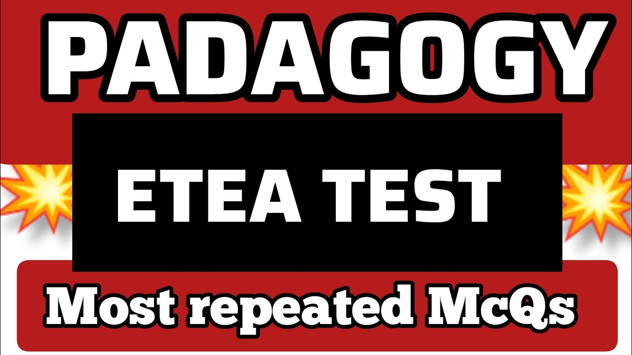 PADAGOGY MCQS REPEATED IN FGEI EST and ETEA TEST 