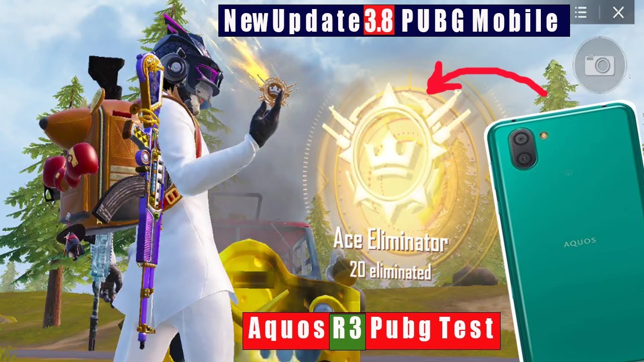 AQUOS R3 PUBG TEST 2025, 🔥 | NEW UPDATE 3.8 GAMEPLAY  | 120Hz Display & Snapdragon 855