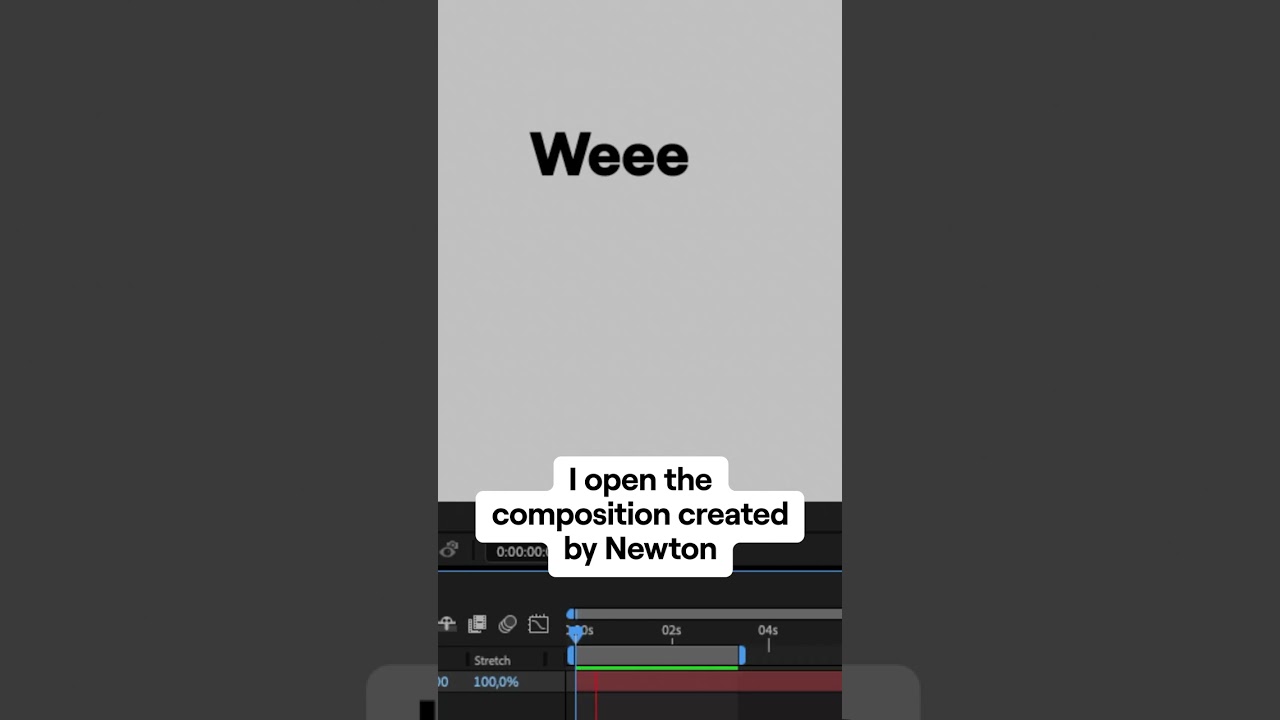 TUTORIAL: Create a Realistic Colliding Text Animation in After Effects using Newton