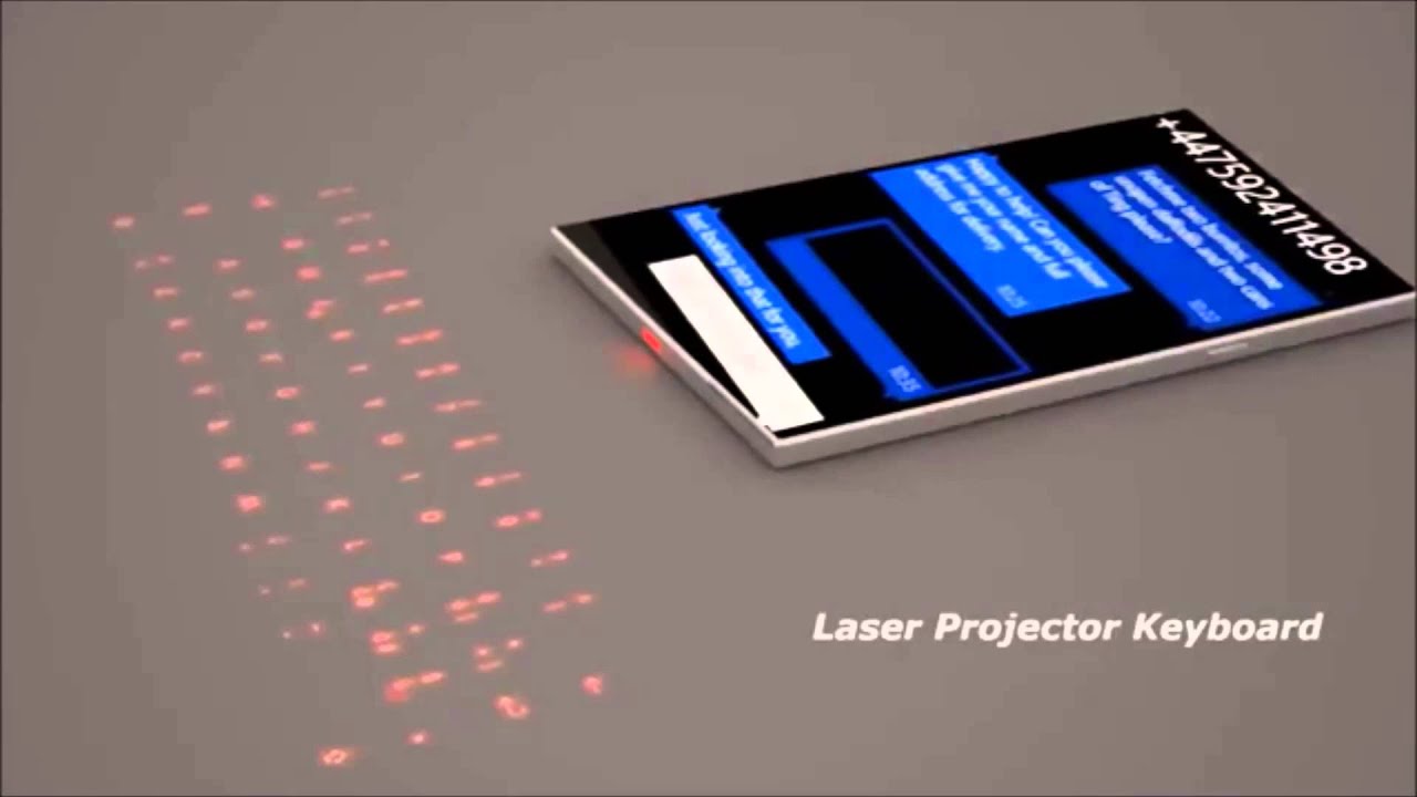 HTC Laser Projector Keyboard Mobile Concept 2016 ᴴᴰ