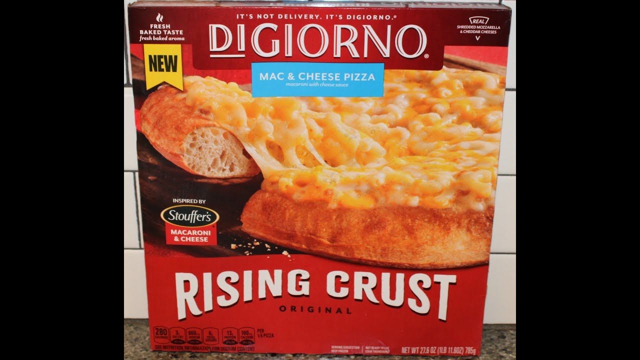 DiGiorno Rising Crust Mac & Cheese Pizza Review
