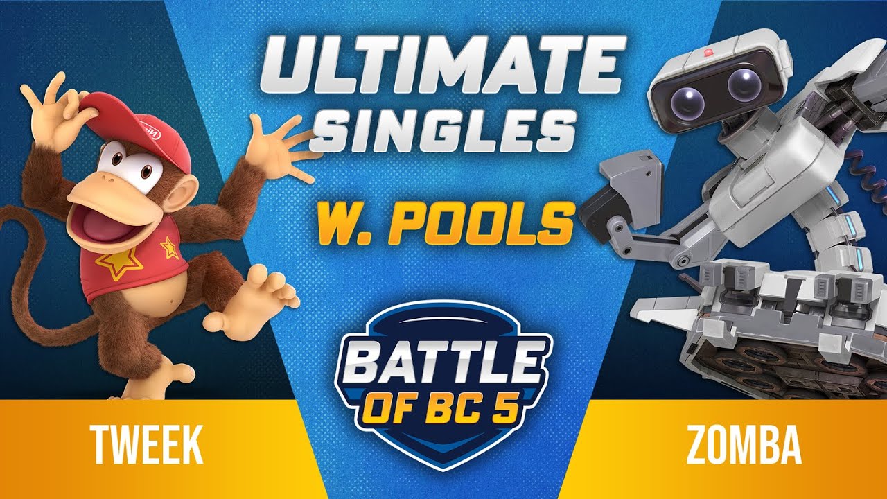 Tweek (Diddy Kong, Sephiroth) vs Zomba (ROB) - Ultimate Singles Losers Round 3 - Battle of BC 5