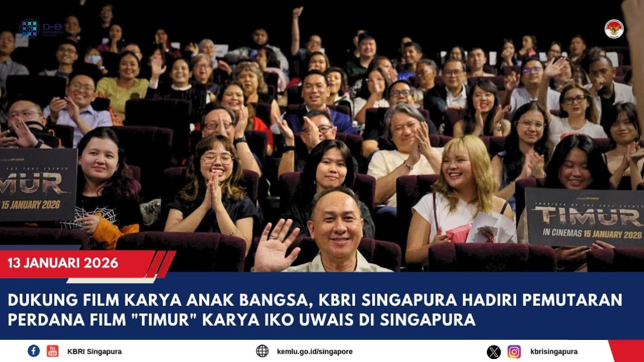 KBRI SINGAPURA HADIRI PEMUTARAN PERDANA FILM 