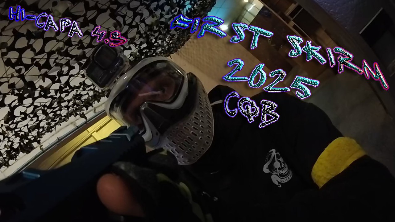 First skirm 2025 in killhouse/Airsoft