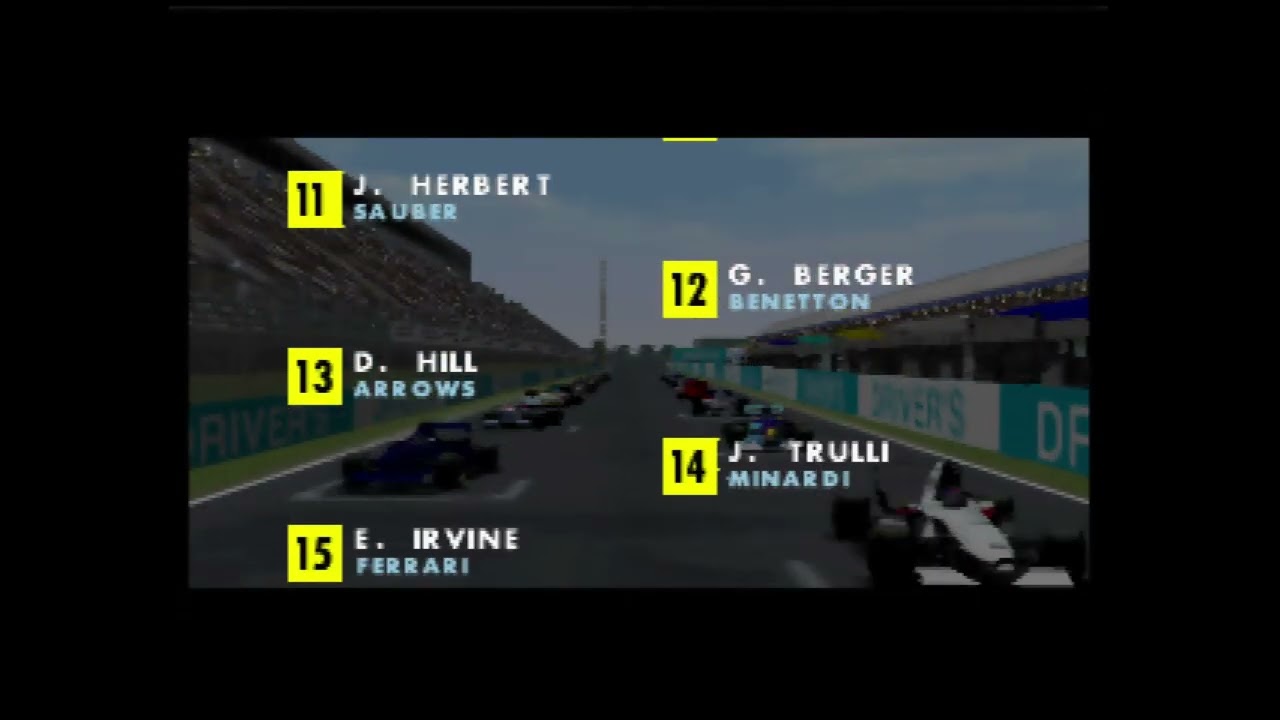 F-1 World Grand Prix N64 - (Champion) - Round 7 - Canada