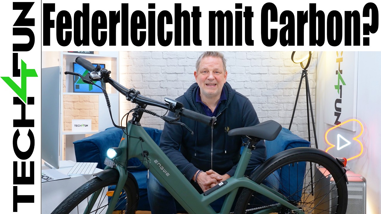 Carbon E-Bike für 1.300 Euro? | Engwe N1 Air ST | Mein XL Test @ENGWE-BIKES