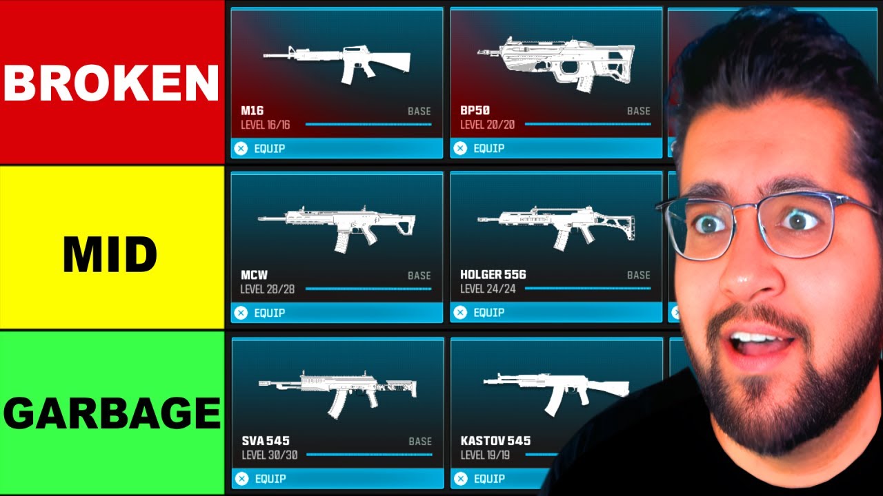 Я превратил ВСЕ AR в пистолет-пулемет и оценил их в Warzone + Лучшие настройки классов