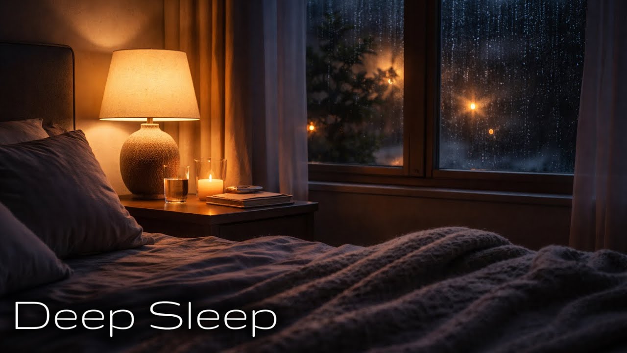 💤 2 hours 🎶slow piano, warm ambient hush, steady rain — designed for deep rest.