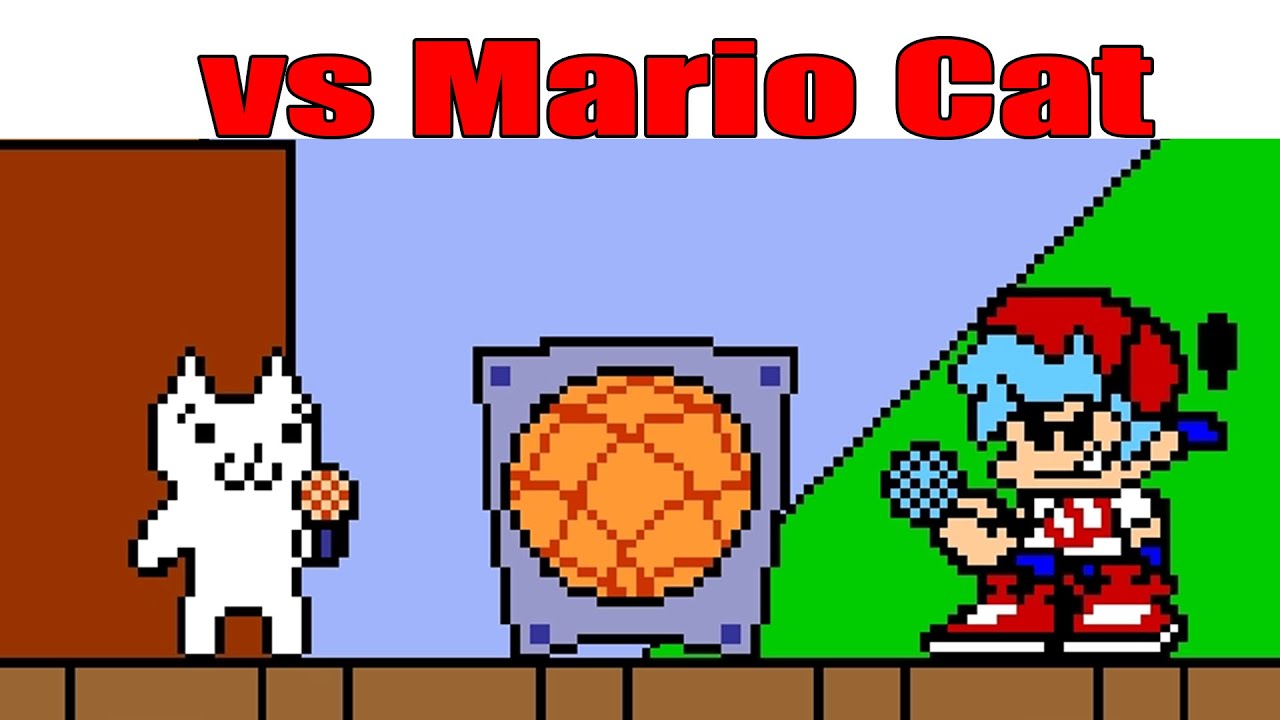 FNF vs Cat Mario (Rage Mix)