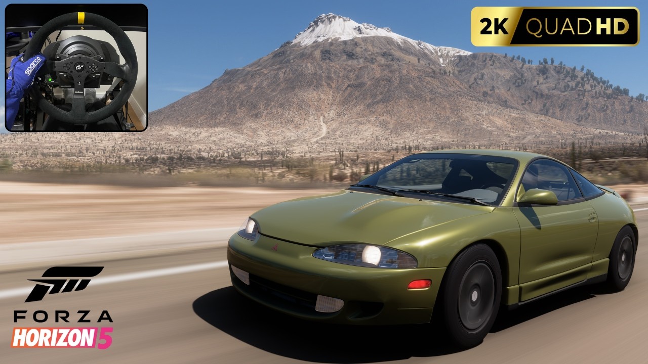 Mitsubishi Eclipse GSX - Forza Horizon 5 | Thrustmaster T300RS + Shifter (BRIAN! VELOZ E FURIOSO!)