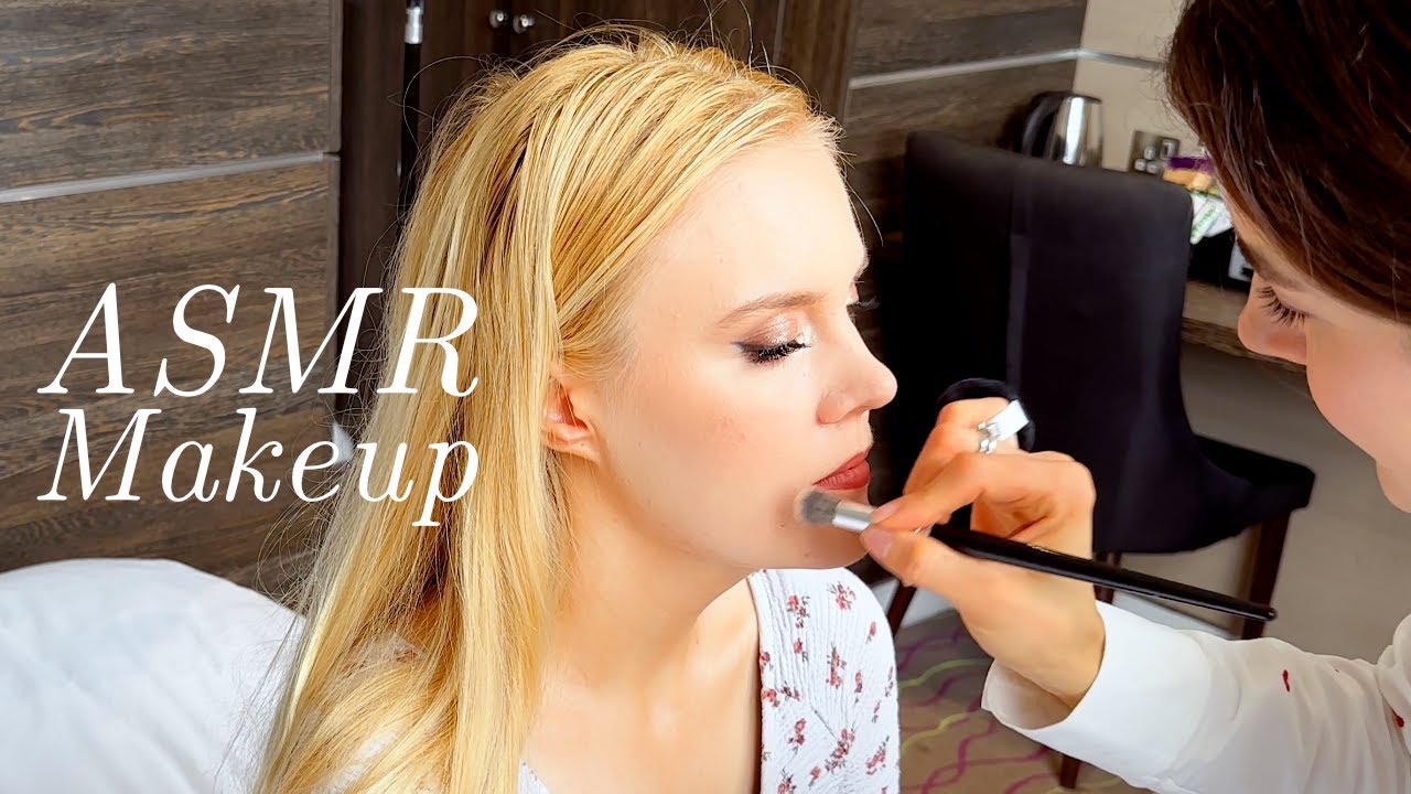 Makeup ASMR - Glam with some sparkle ​⁠(Unintentional ASMR, real person ASMR)