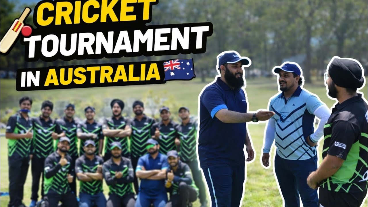 Cricket Tournament Vlog in Australia | Indian Student Life 🇮🇳➡️🇦🇺