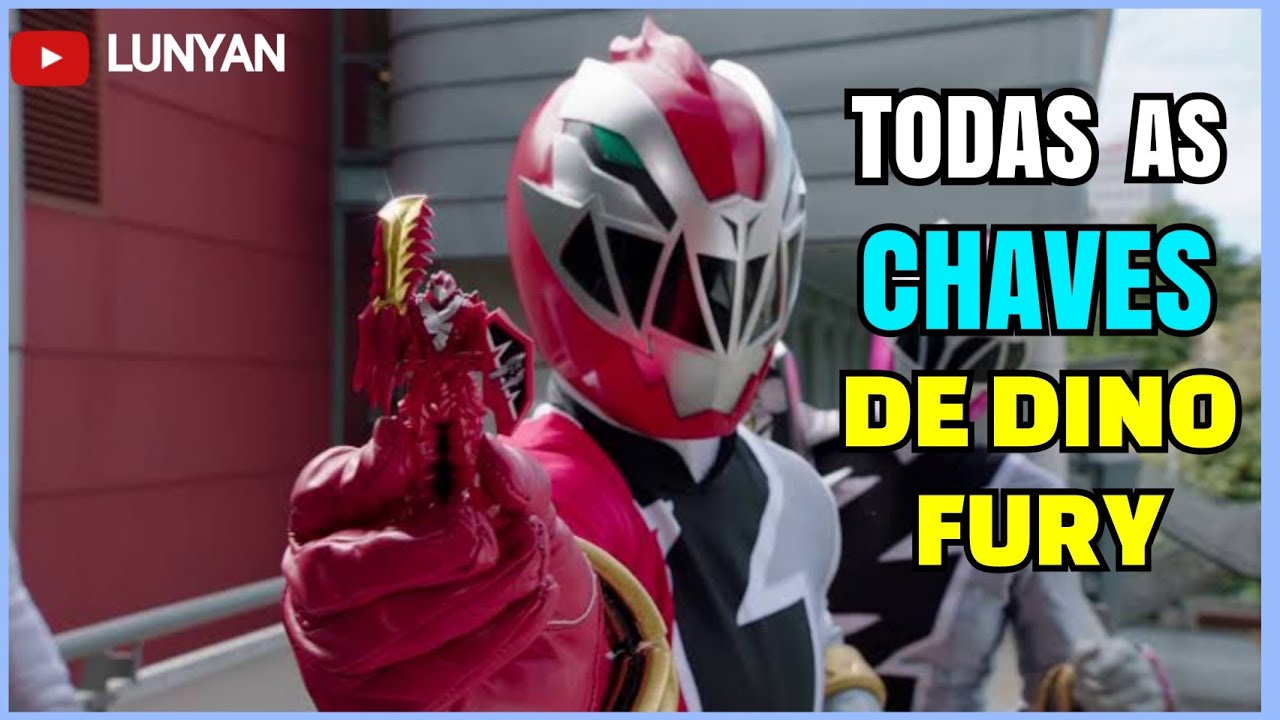 Todas as Dino Chaves de Dino Fury até agora! |  Power Rangers - All Dino Fury keys