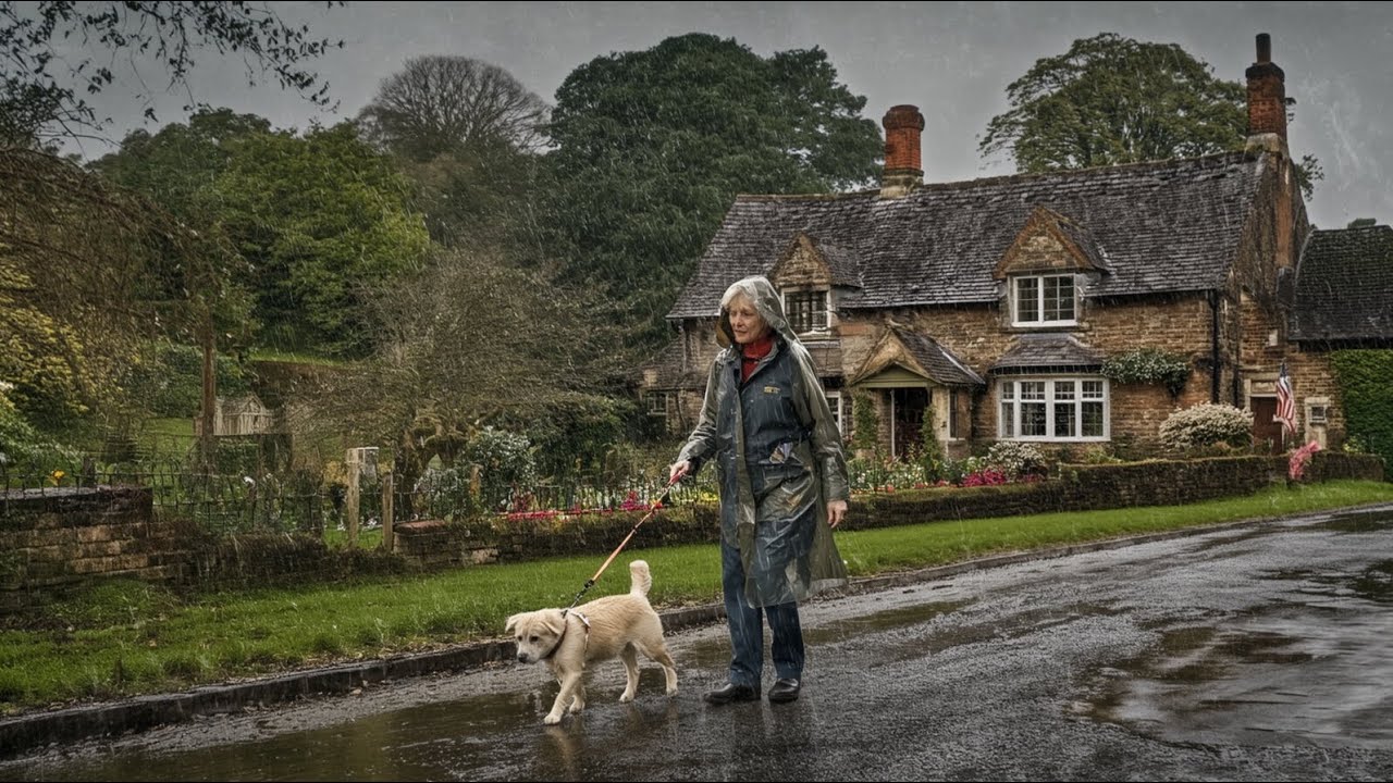 Heavy Rain & Thunder in Kent Villages | 4K Cinematic Walk 🌧️