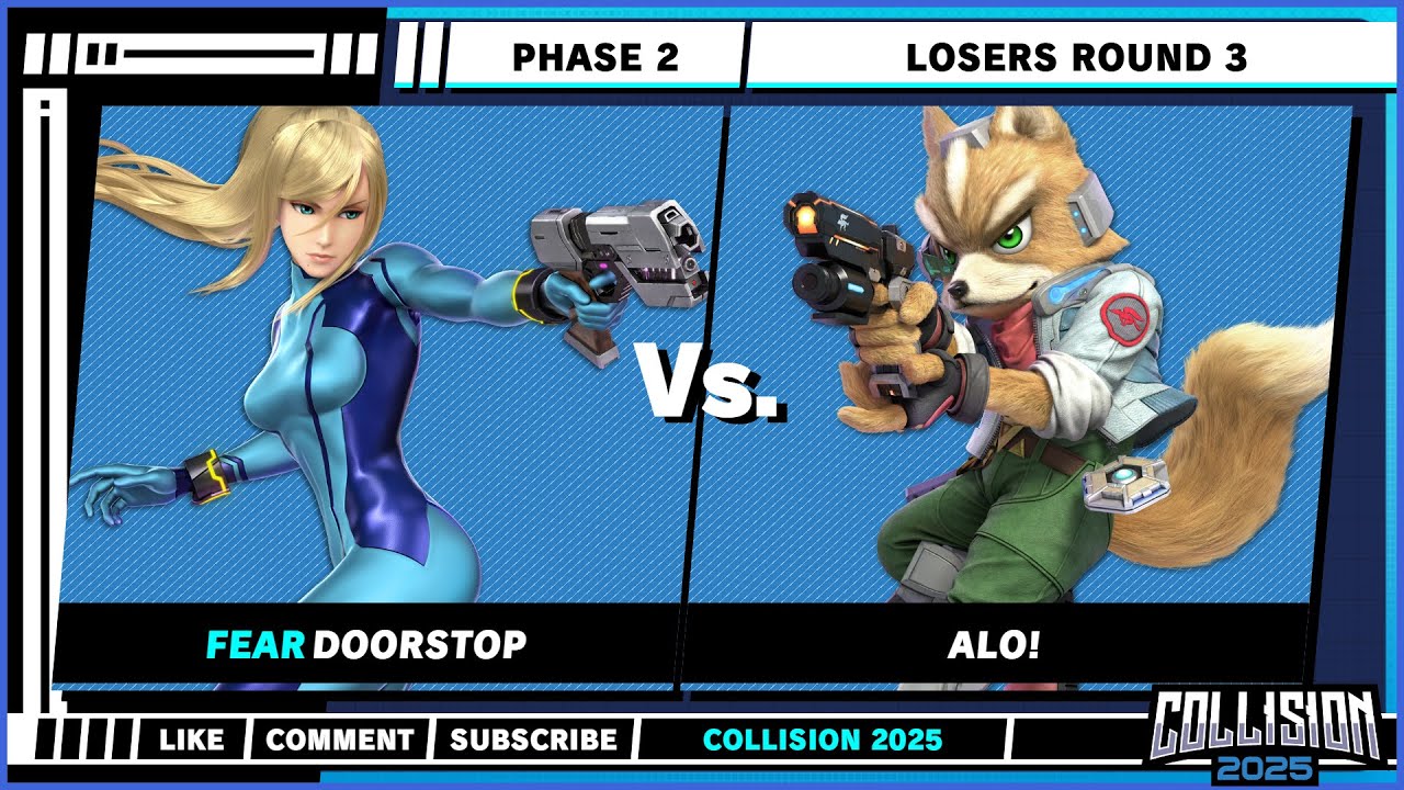 Collision 2025 - Phase 2 - Doorstop (Zero Suit Samus) VS Alo! (Fox) - Ultimate Singles