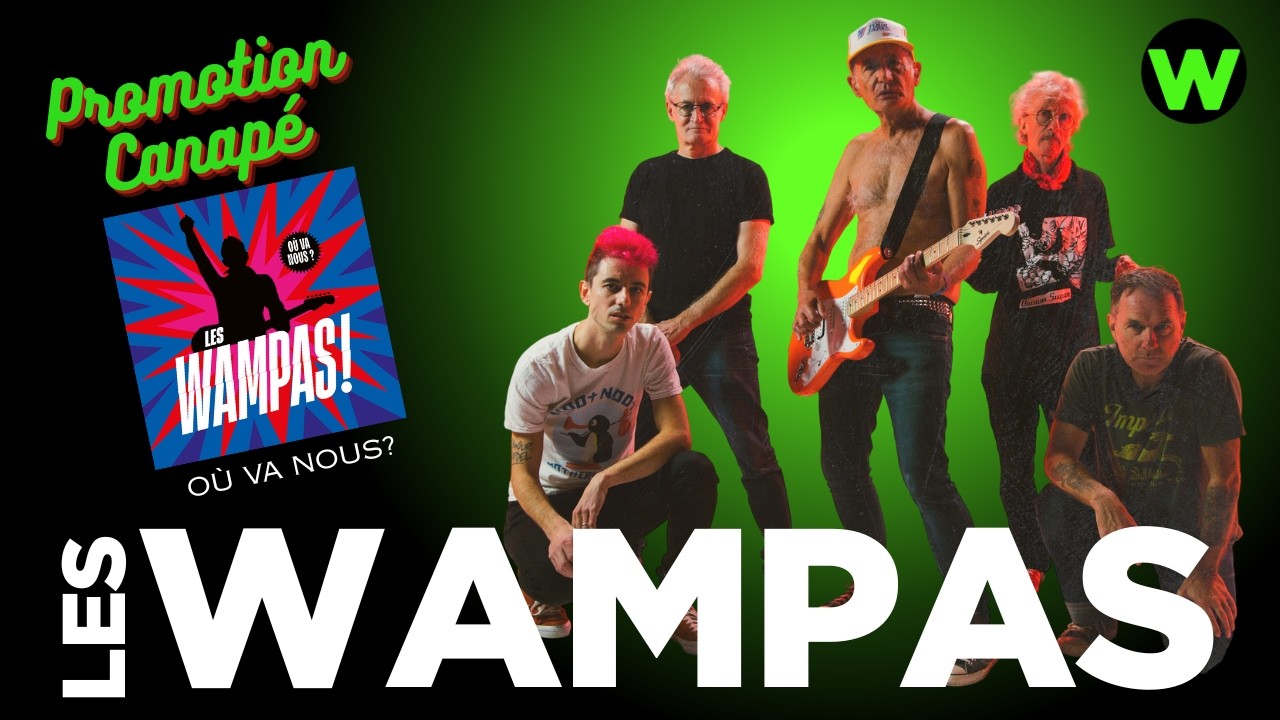 LES WAMPAS « Où va nous? » - L'interview Promotion Canapé de Didier Wampas.