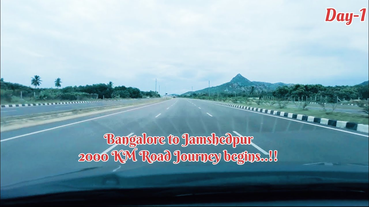 Bangalore to Jharkhand | Day1| BLR to Vijaywada | #bangalore #roadtrip #jamshedpur #tataaltroz
