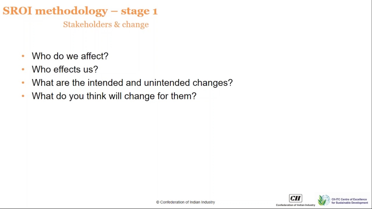 Measuring Social Value SROI