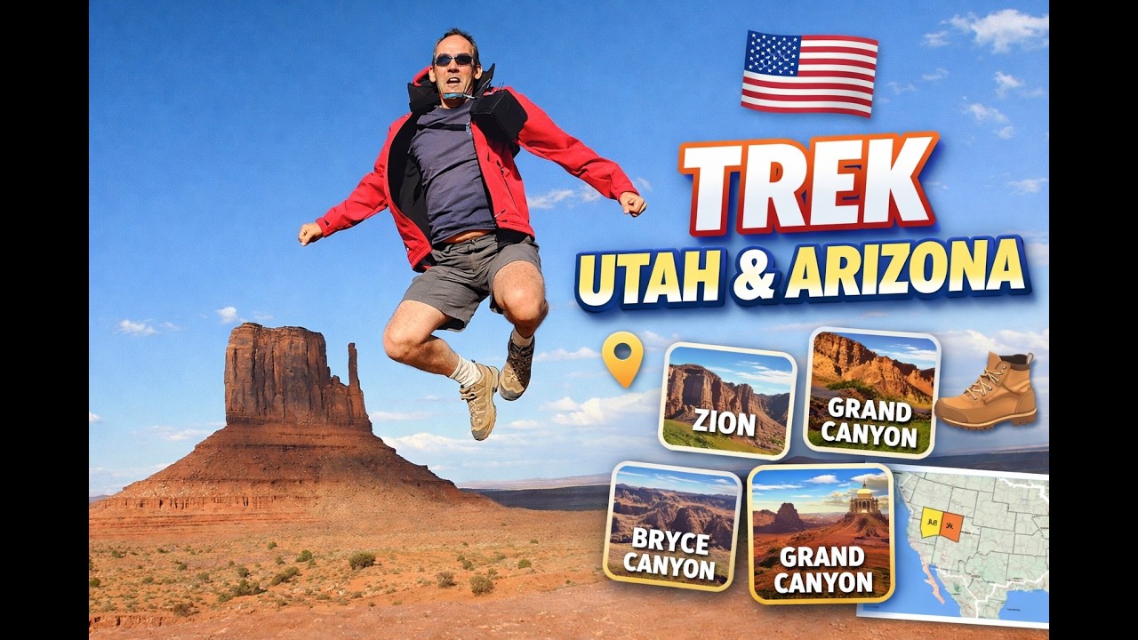 Trek aux Etats Unis d'Amérique USA Utah, Arizona et Névada