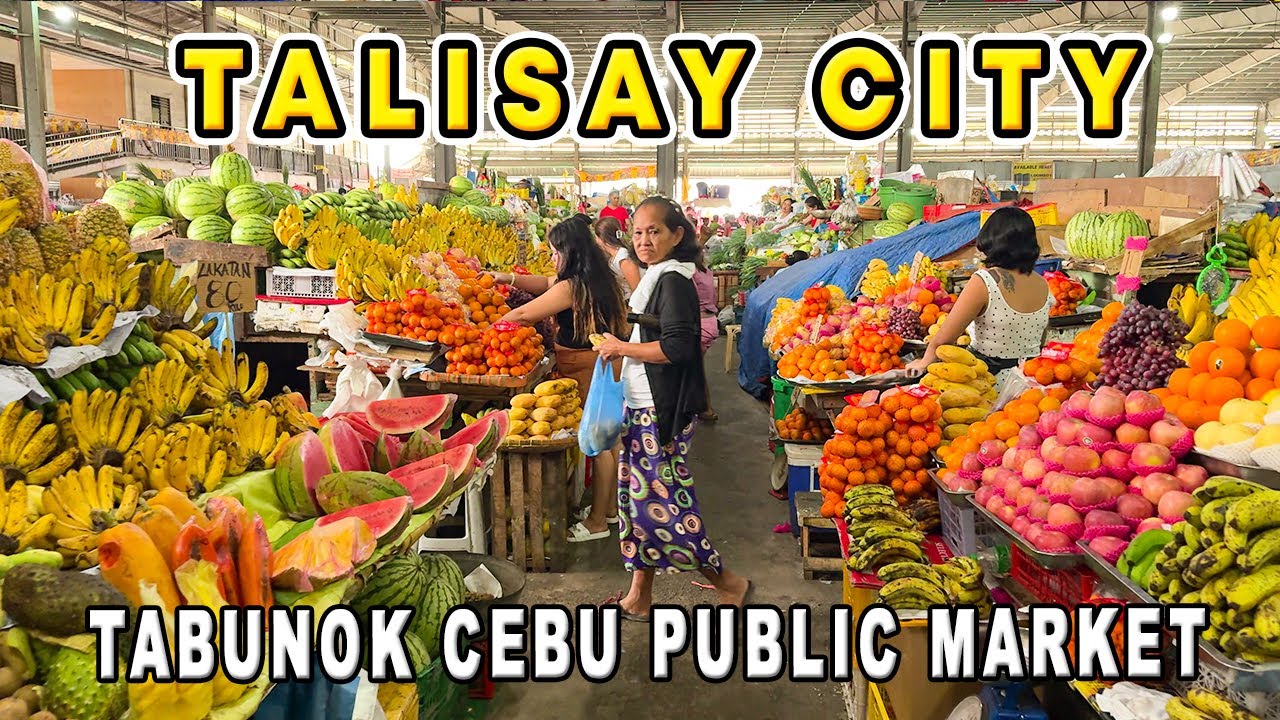 TABUNOK TALISAY Public Market CEBU Walking Tour #TalisayCebu
