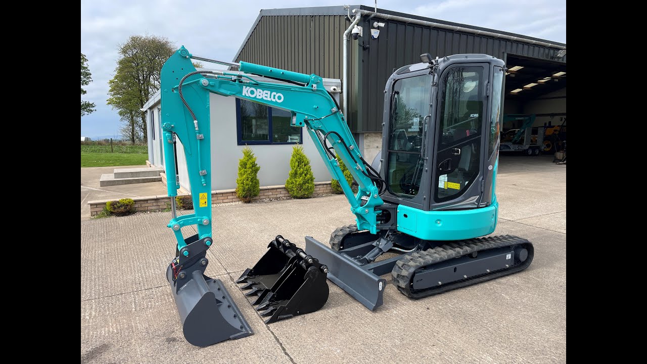 New Model Kobelco SK26SR-7 Excavator Walk Round Video