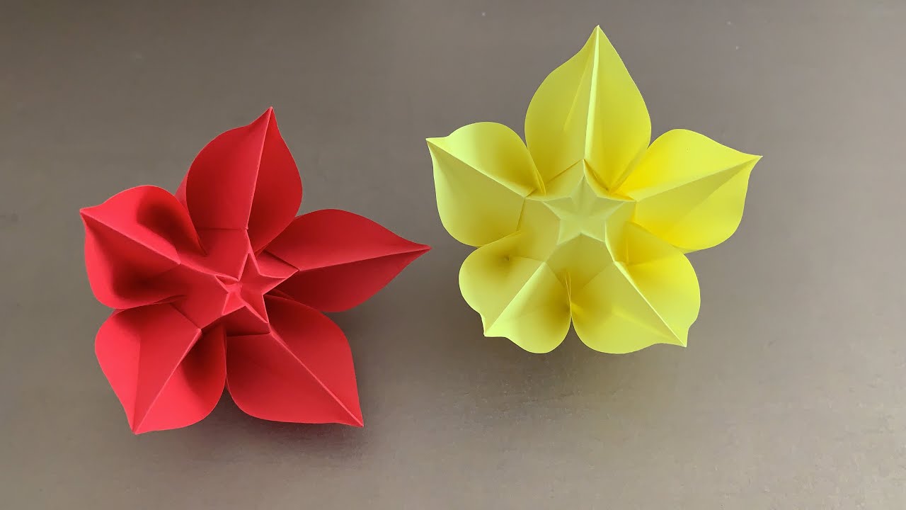 ORIGAMI FLOWER CARAMBOLA (Carmen Sprung)