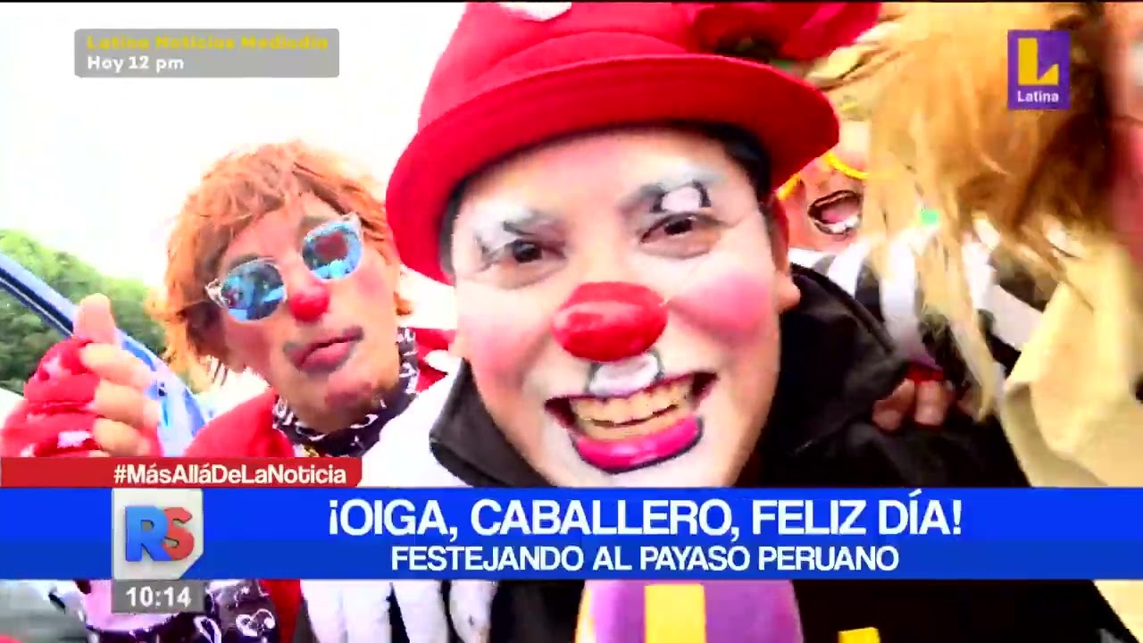 Festejando el día del payaso peruano, un homenaje a este noble oficio