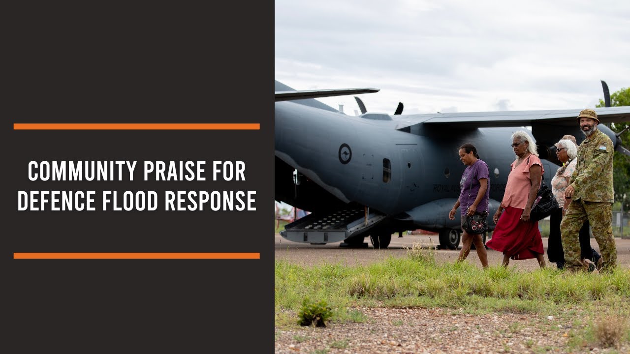 Community praise for Defence flood response