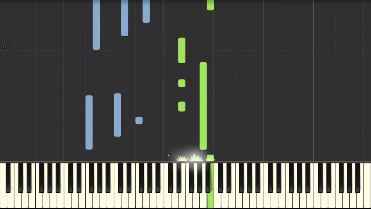 Ludovico Einaudi - Una mattina - Piano Tutorial (Synthesia)