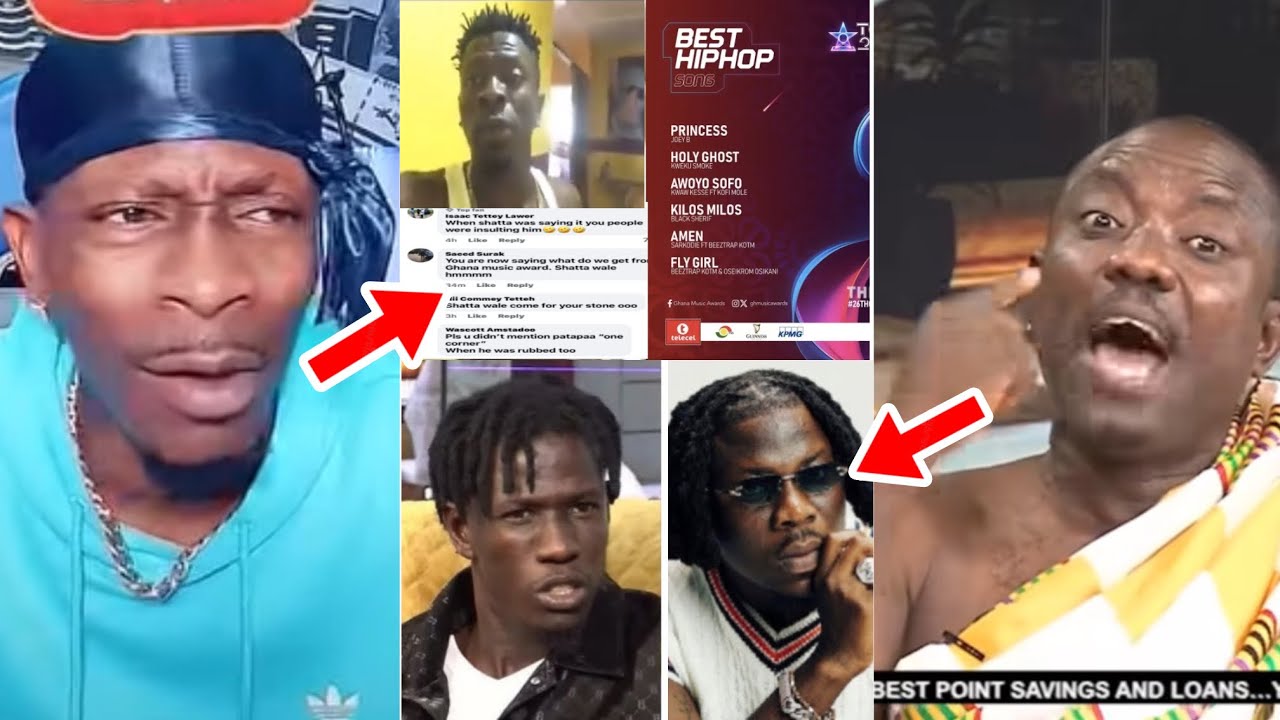 Shatta Wale Was Ryt -Nana Ziaga Fires TGMA for Ignoring King Paluta Makoma & Drag Stonebwoy