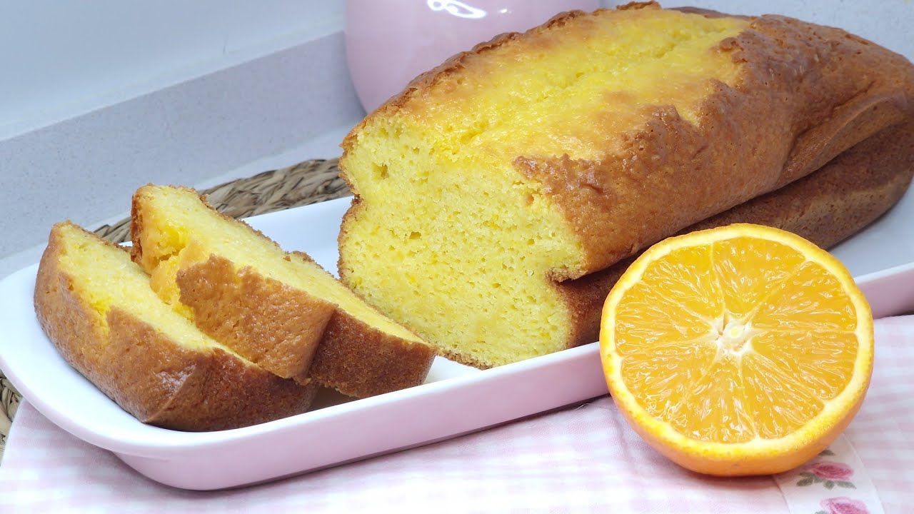 El FAMOSO Bizcocho 1-2-3 de Naranja 🍊 con Yogur Griego | Súper Esponjoso