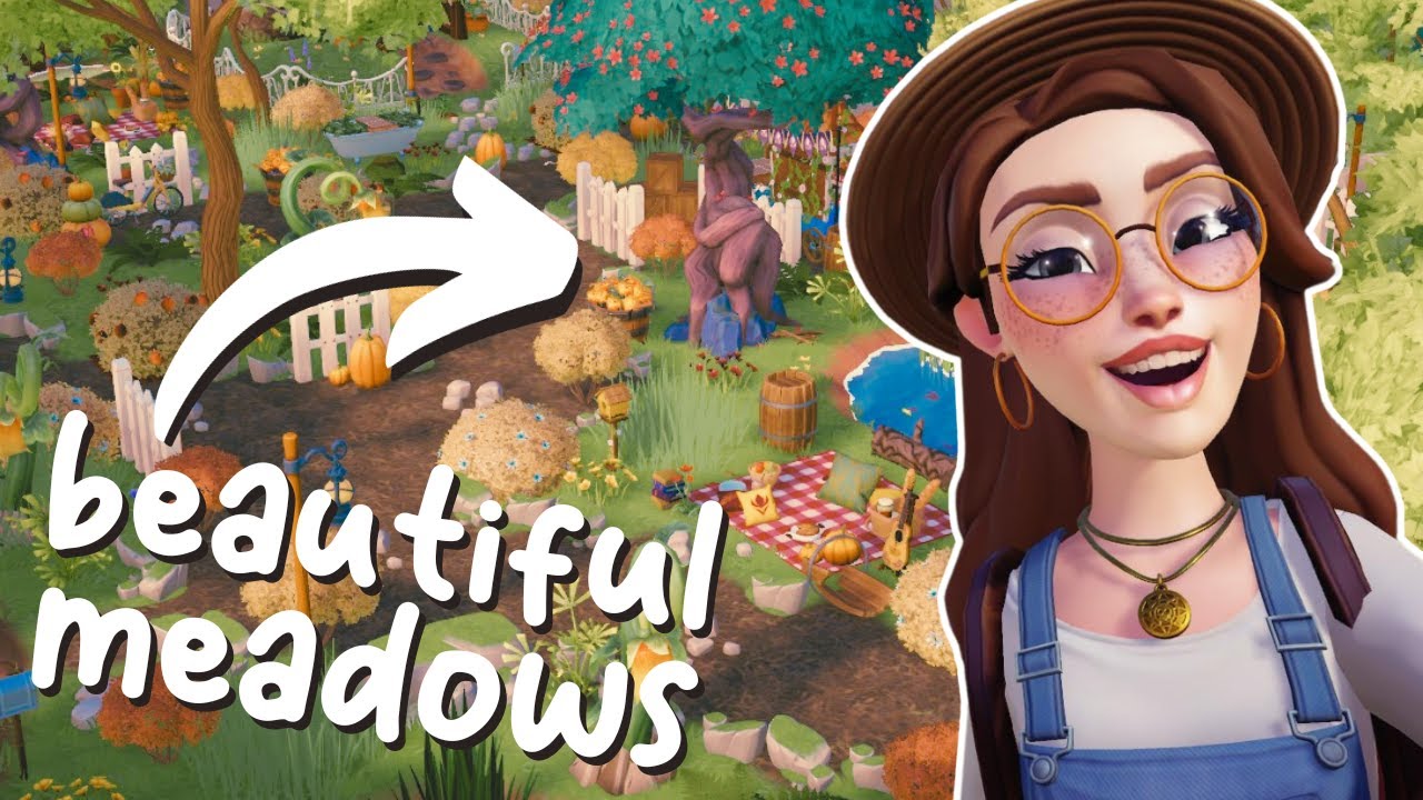 I toured 5 BEAUTIFULLY DECORATED Meadows!!🌲🌳   // Disney Dreamlight Valley Tours!