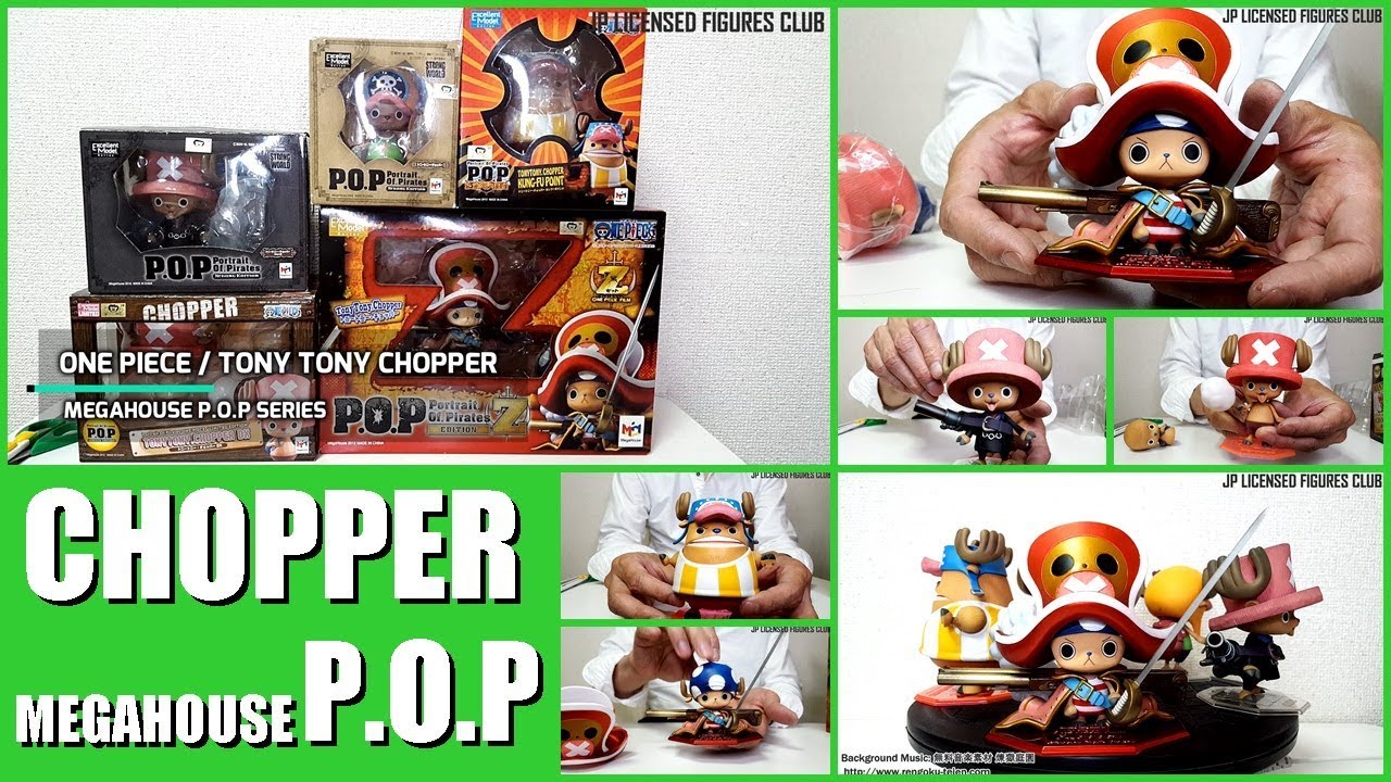 CHOPPER P.O.P Figure One Piece MEGAHOSUE Opening