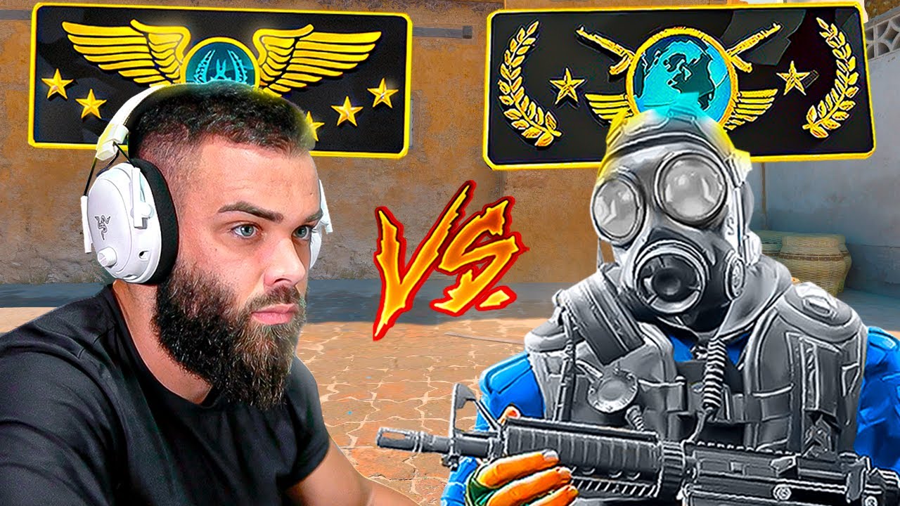 Caí contra um GLOBAL na DUST2 pela 1ª vez na SÉRIE - Controlando o jogo com AWP (o UP está próximo)