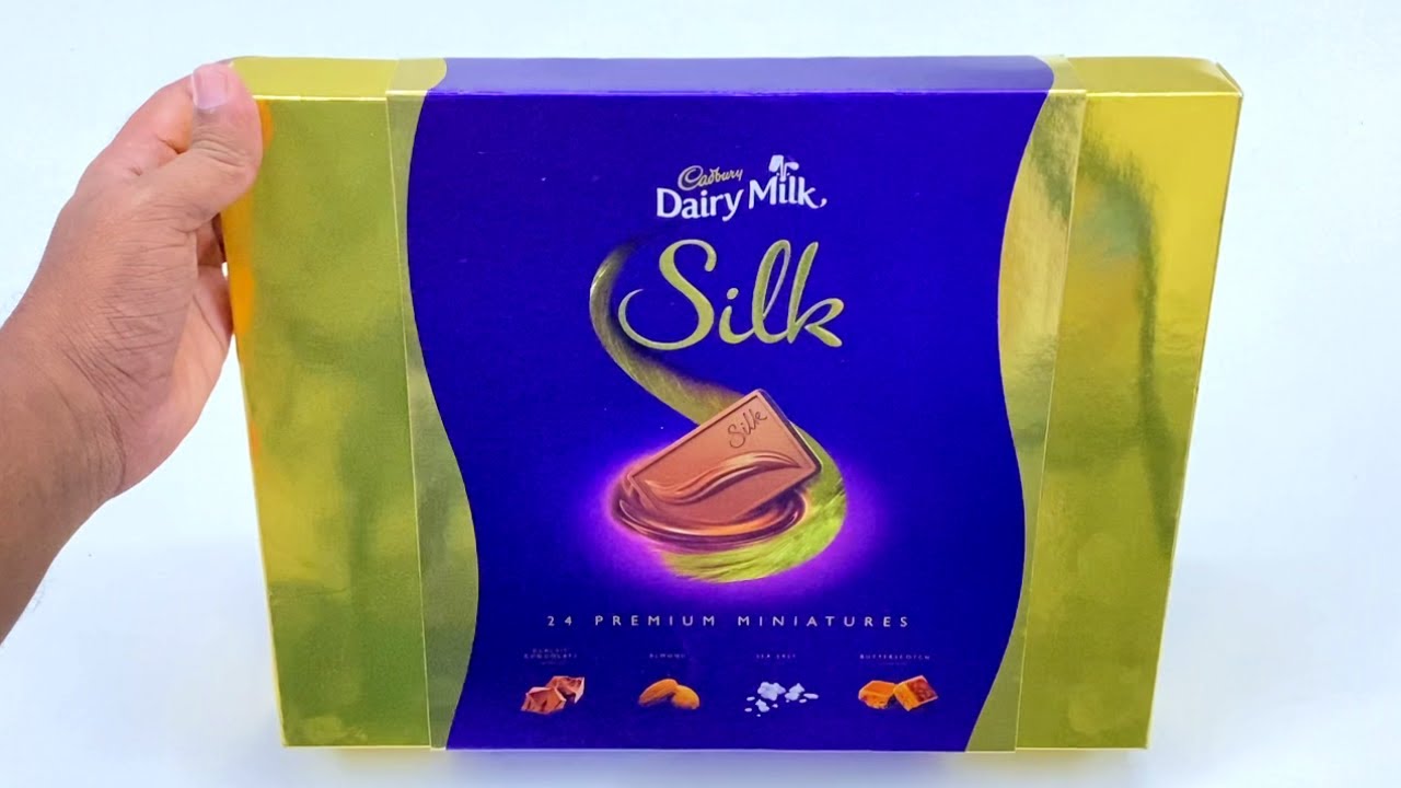 Cadbury Celebration Dairy Milk Silk Miniature with four unique flavor Review and Unboxing.