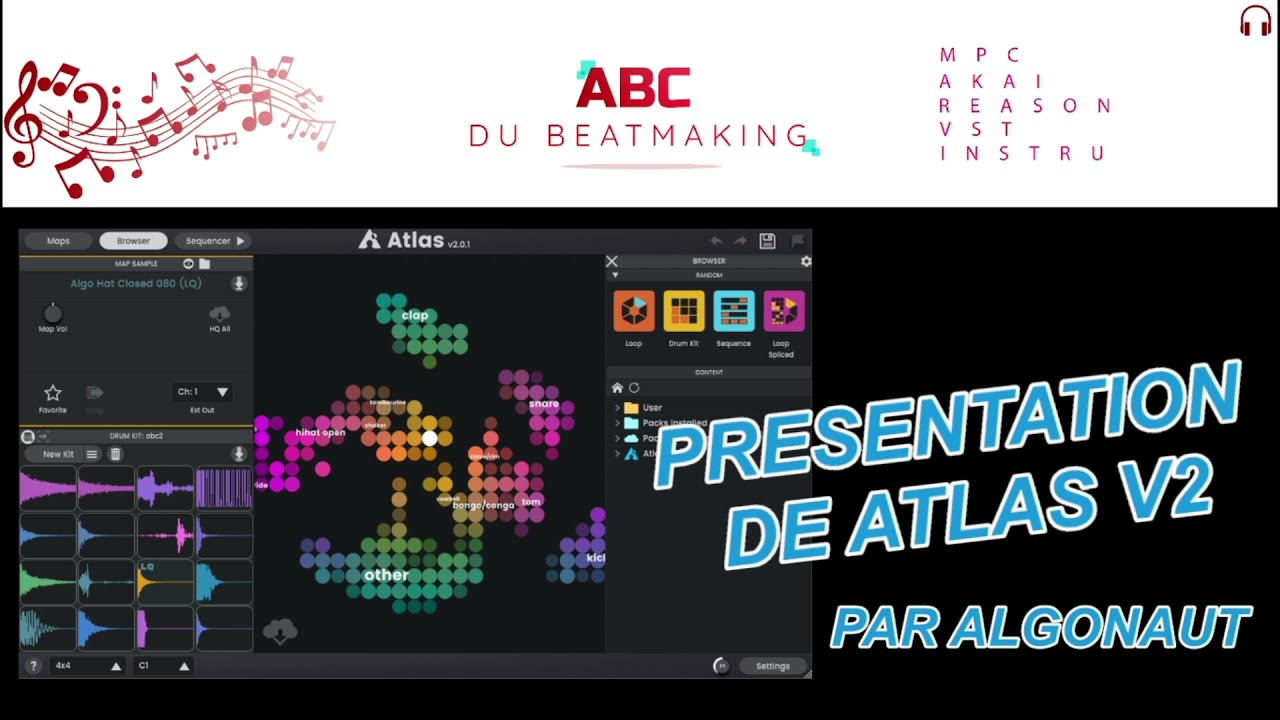 PRESENTATION DE L'ATLAS V2 D'ALGONAUT