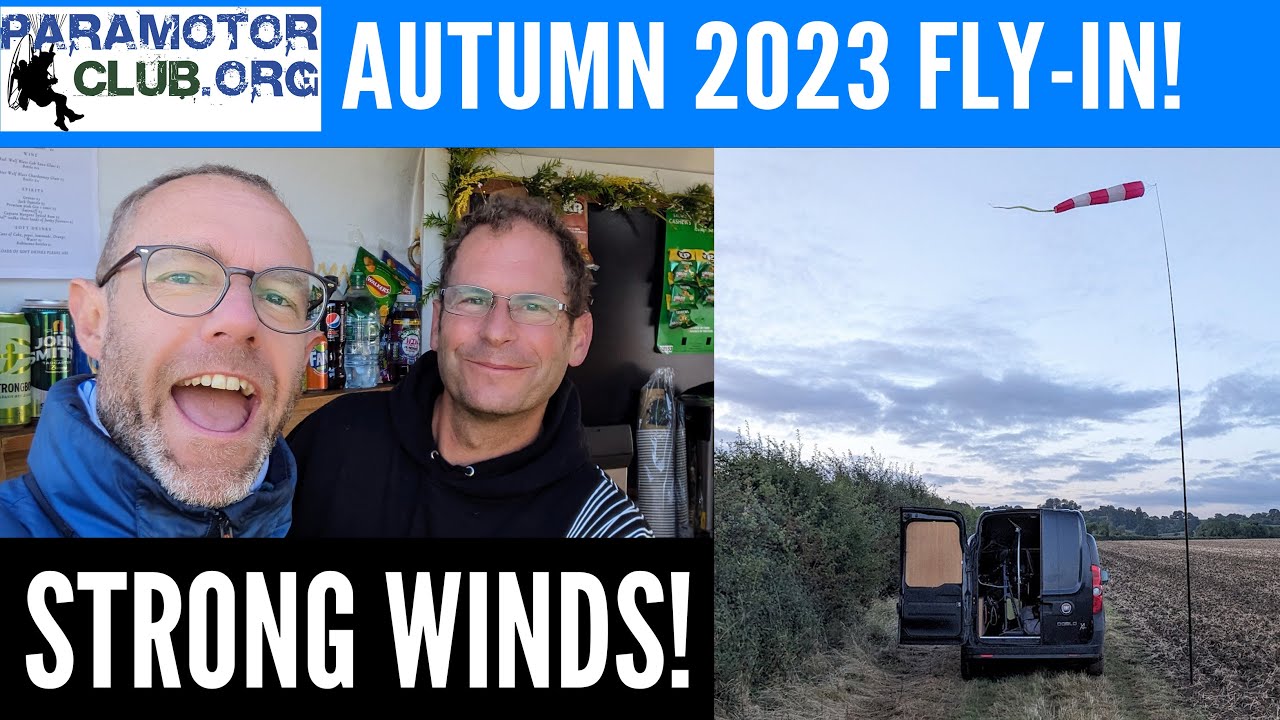 Battling Strong Wind to a Paramotor Fly-in!