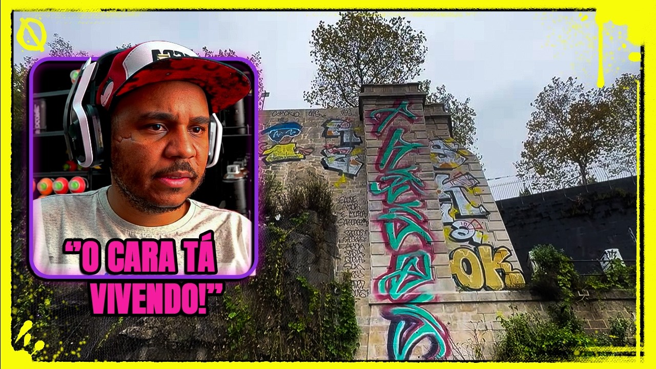 O RESK FICOU MALUCO?! Graffiti de Rapel &agrave; Noite em Portugal