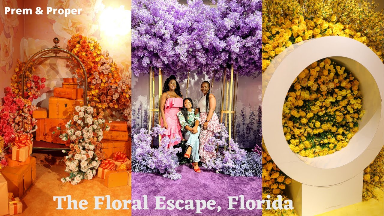 Miami Travel Vlog - The Floral Escape Aventura, Florida | VLOGMAS