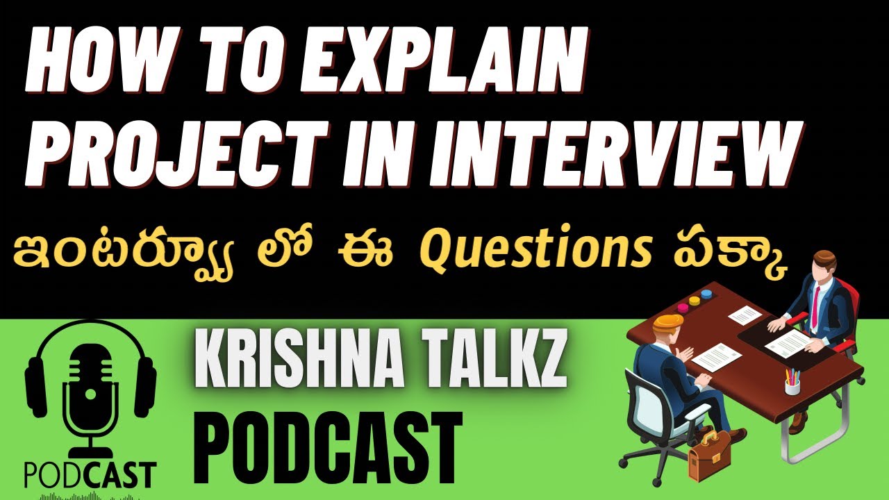 How to Explain Final Year Project in Interviews || Krishna Talkz || Frontlines Media