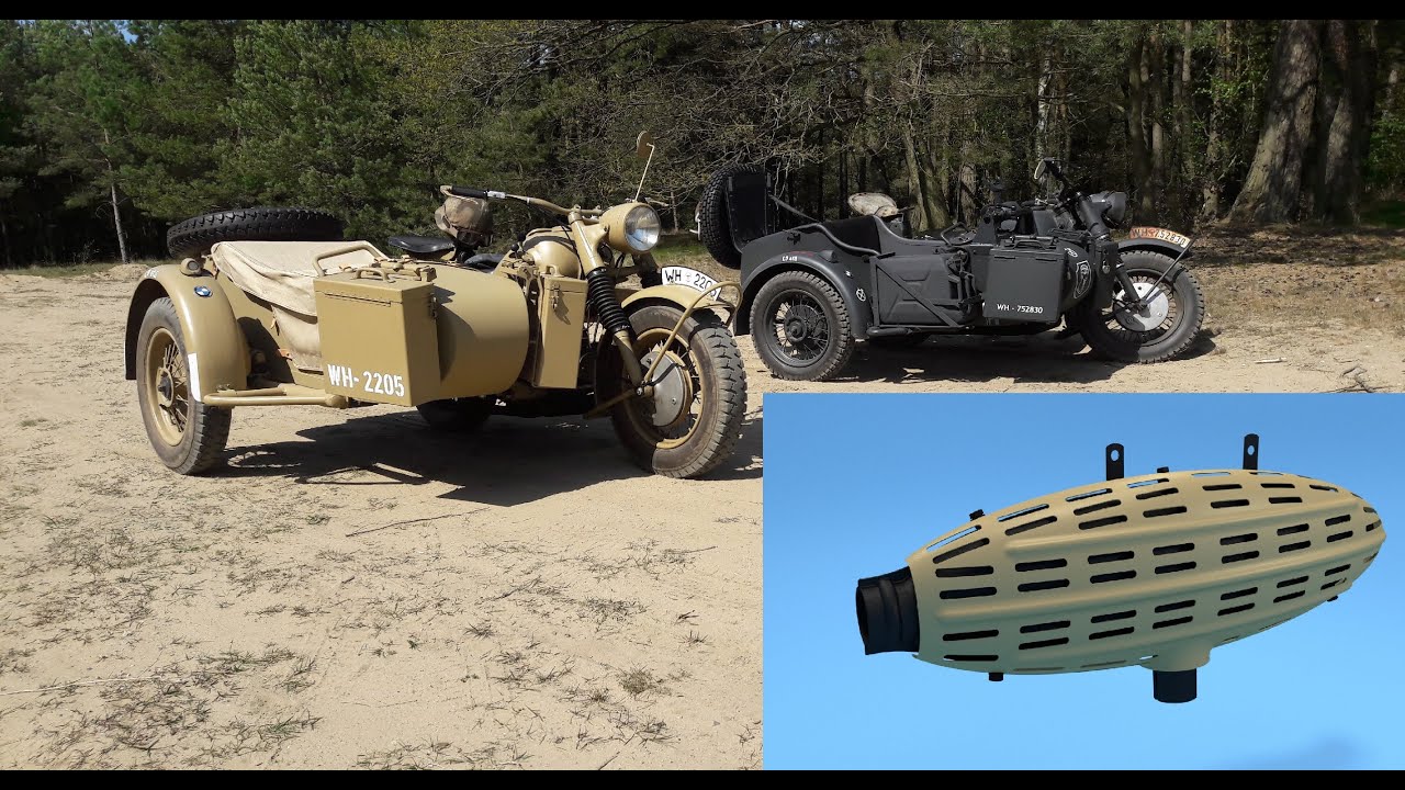 Auspuffprobleme beim Oldtimer BMW R 75 / Zündapp KS 750