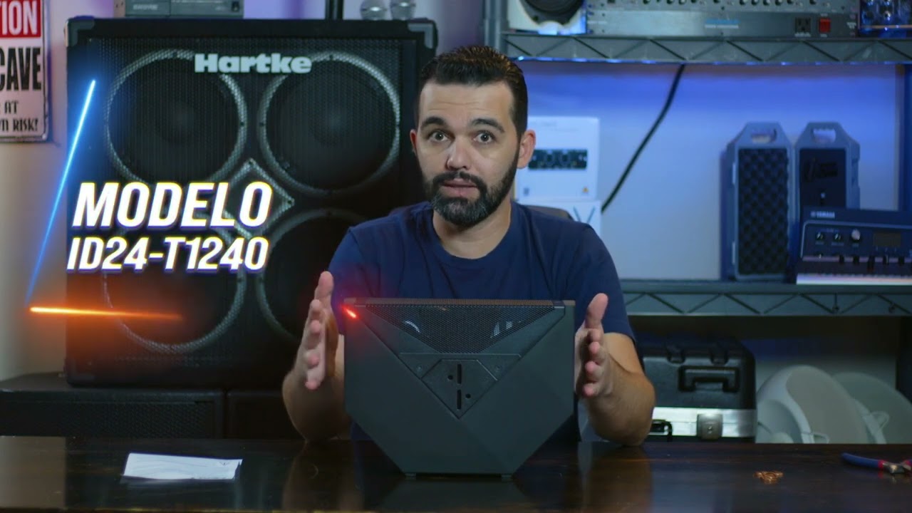 Unboxing Caixa de som NEXO ID24   Pequena e Surpreendente Potente