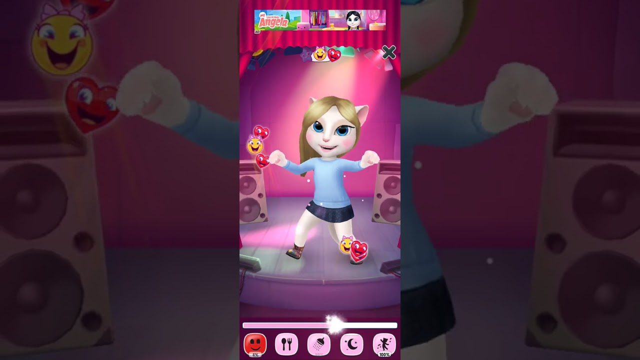 Talking Angela 🖤💜💙🩵💛