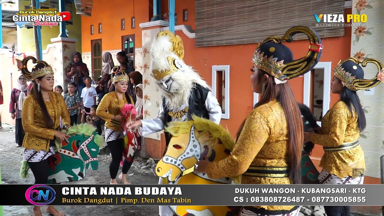 TARI JARAN LUMPING (JALUK PING PITU) | BUROK DANGDUT CINTA NADA BUDAYA SHOW KALIWLINGI 15/04/2025