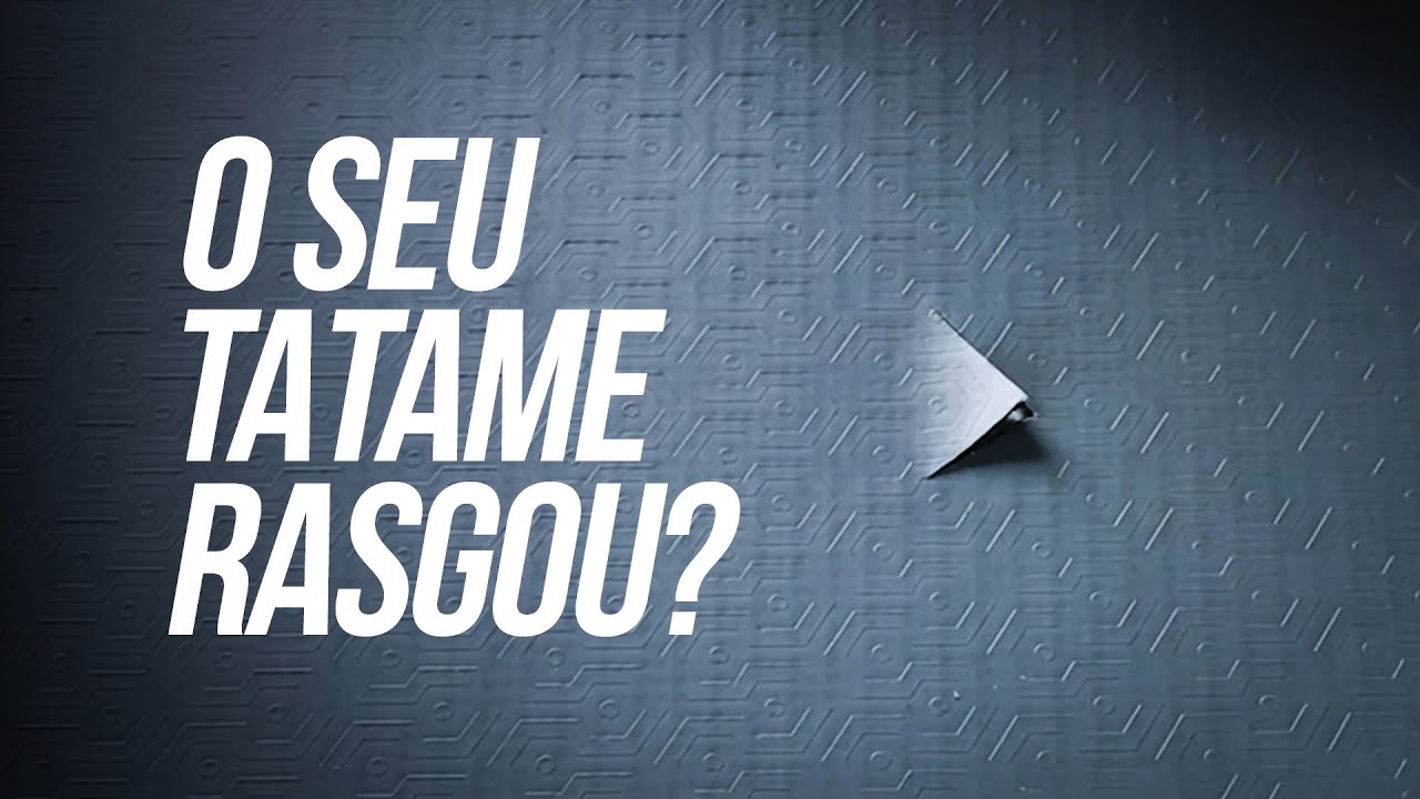 COMO CONSERTAR O TATAME FURADO OU RASGADO