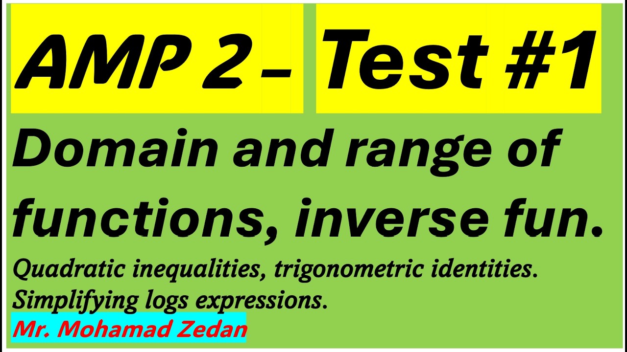 AMP2, UDST Admission Exam part 1