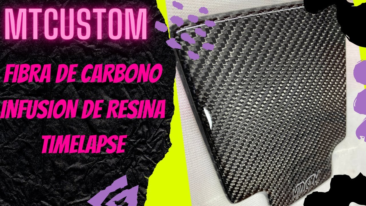 FIBRA DE CARBONO INFUSION DE RESINA TIMELAPSE