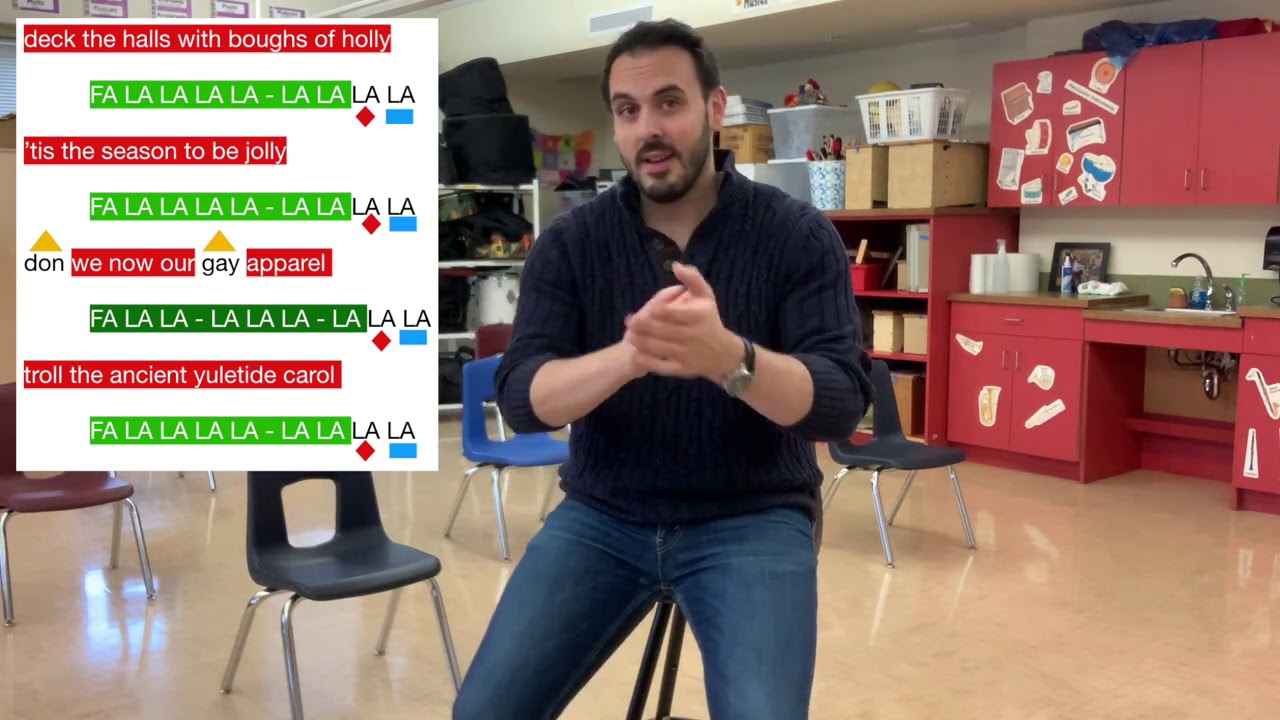 Deck The Halls | Music With Mr. DelGaudio | a body percussion arrangement