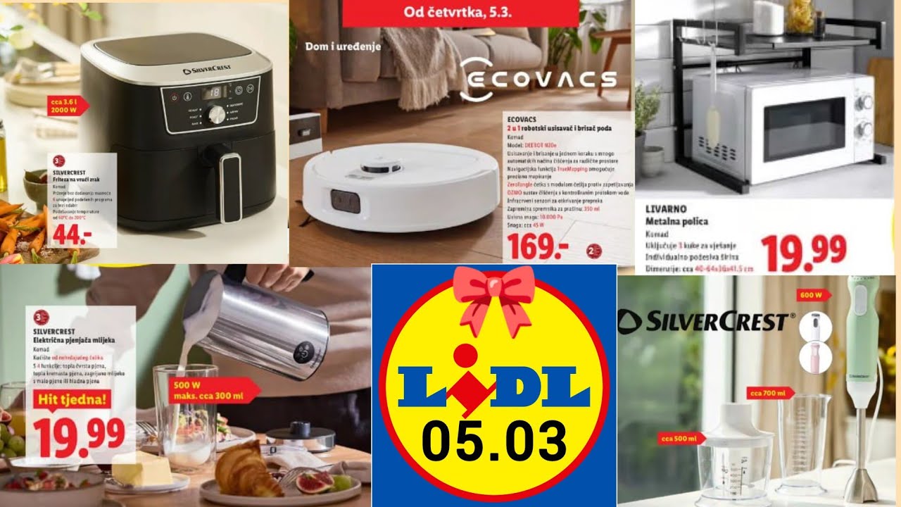 ✨ LIDL Lidlova Promocija Tjedna 05.03 ✨ Kuhinja - Tekstil - Dekoracija Parkside #lidlhrvaska